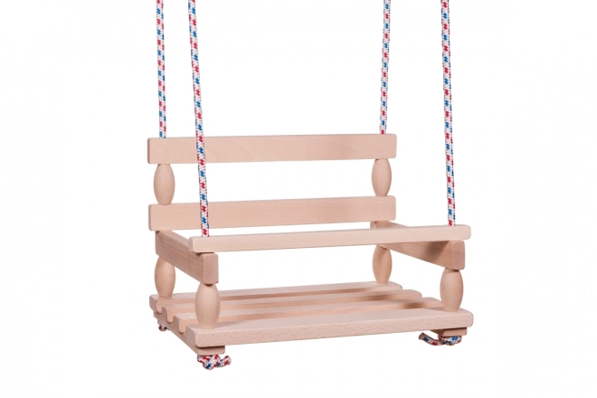 Natural Wooden Swing