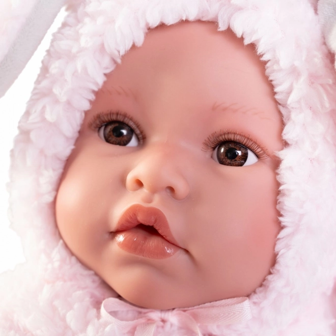 Poupée réaliste bébé Erika en vinyle doux 42 cm