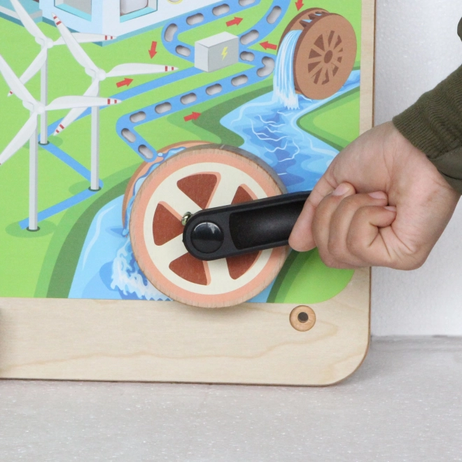 Tabellone educativo per energie rinnovabili e non rinnovabili Masterkidz Montessori