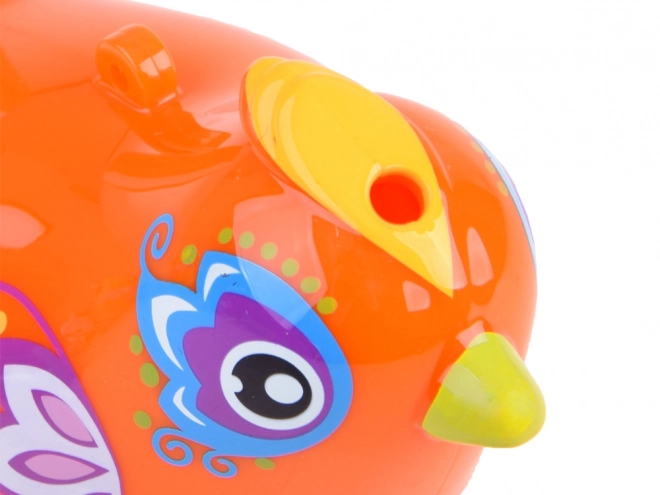 Colorful Whistling Water Bird – orange