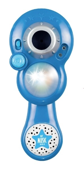 Karaoke Microphone with Lights and Sound – Blue