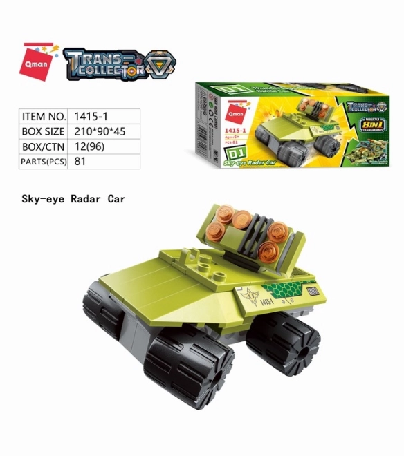 Qman Thunder Expedition Battle Car Set