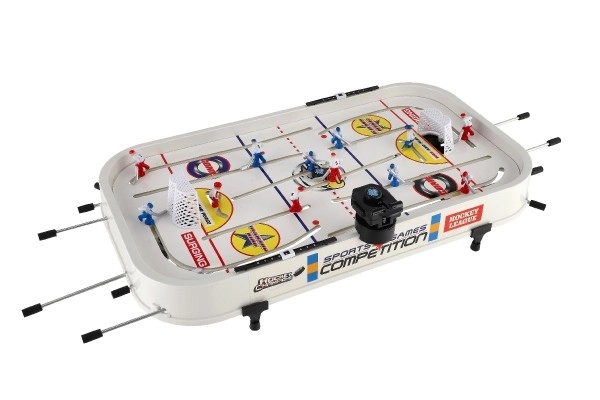 Table Hockey Game with Metal Rods