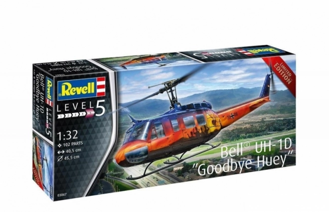 Plastic Model Helicopter Bell UH-1D Goodbye Huey