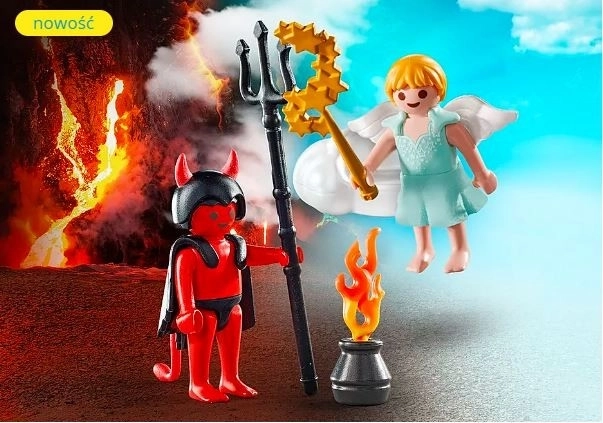 Playmobil Angel and Devil Figures Set