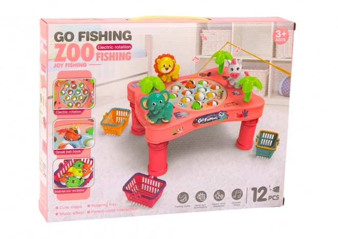 Fishing Game Table Pink