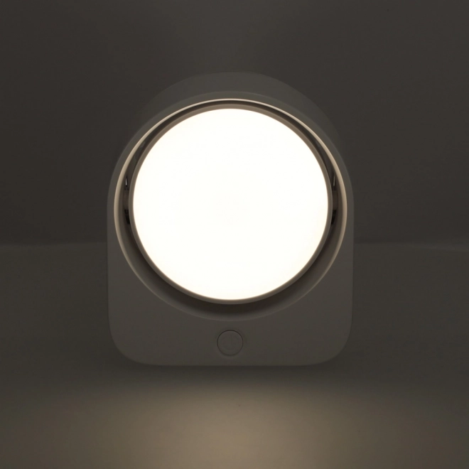 Night Light with Desk Clip, White