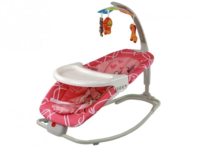 2-in-1 Baby Rocker Chair with Sounds and Vibrations