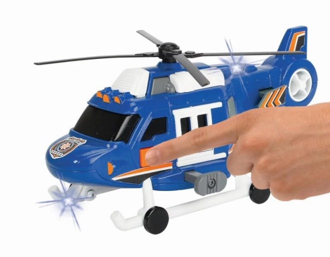 Police Helicopter Toy with Sound and Light Effects