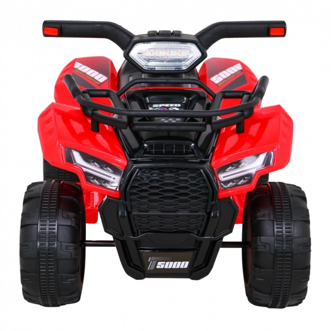 Children's Electric Quad Bike Red with MP3 USB and LED