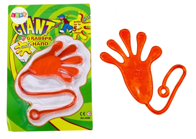 Sticky Hand Slime Orange