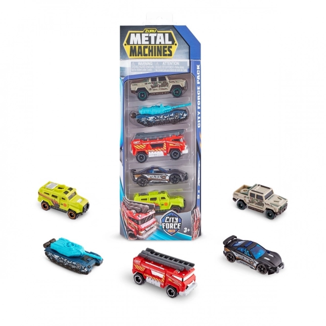 Metal Machines City Forces Vehicle Pack