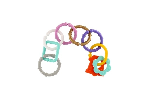 Colorful Geometric Baby Chain Toy