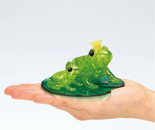 3D Crystal Puzzle Frogs