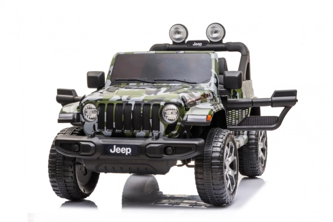 Electric Ride-On Jeep Wrangler Rubicon Camouflage