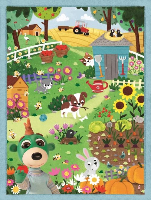 Treflíci Farm Reversible Puzzle for Kids