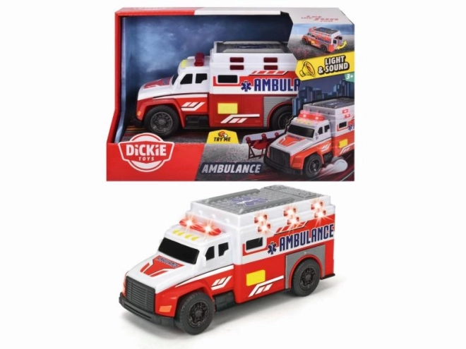 Ambulance Rescue Vehicle with Lights and Sounds