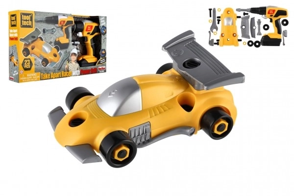 Racing Car Assembly Set with Electric Screwdriver