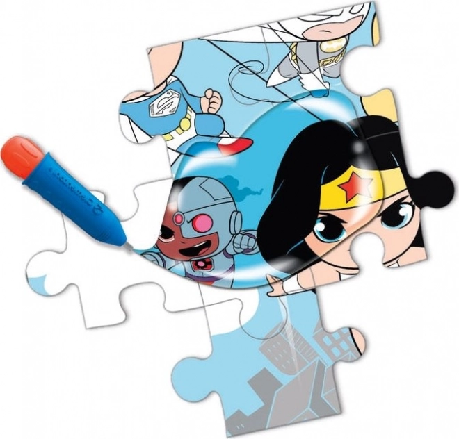 Clementoni Water Magic Puzzle featuring DC Superfriends