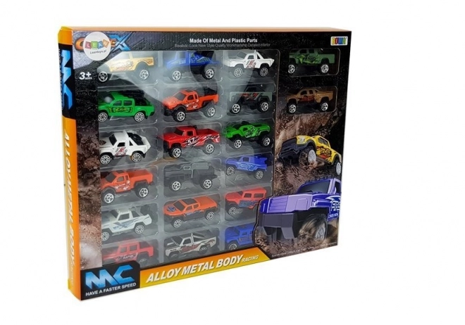 Terrain Cars Set Jeep in Various Colors