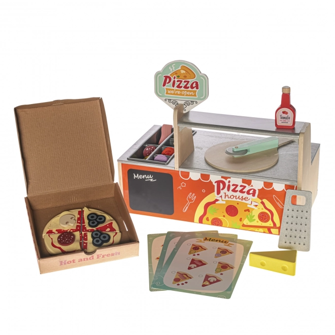 Wooden Pizza Restaurant Set