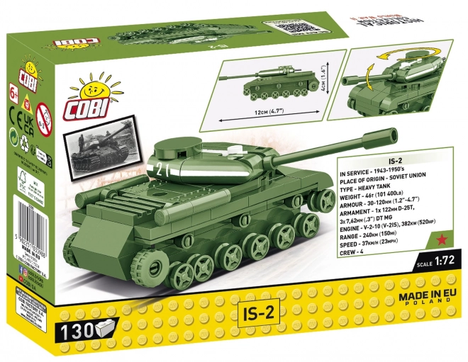 IS-2 Tank Construction Blocks Set