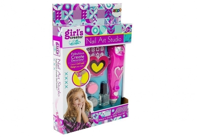 Glitter Nail Painting Set for Girls