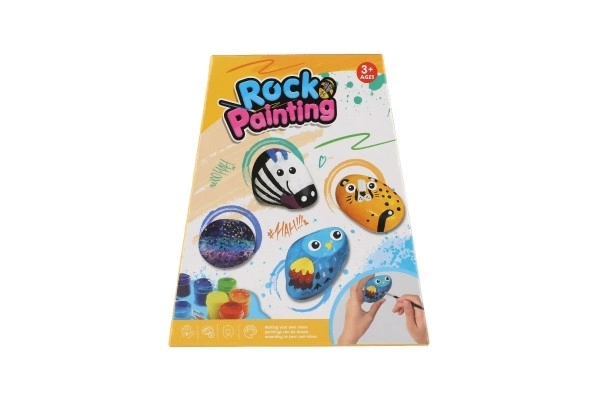 Stone Painting Kit with Brushes