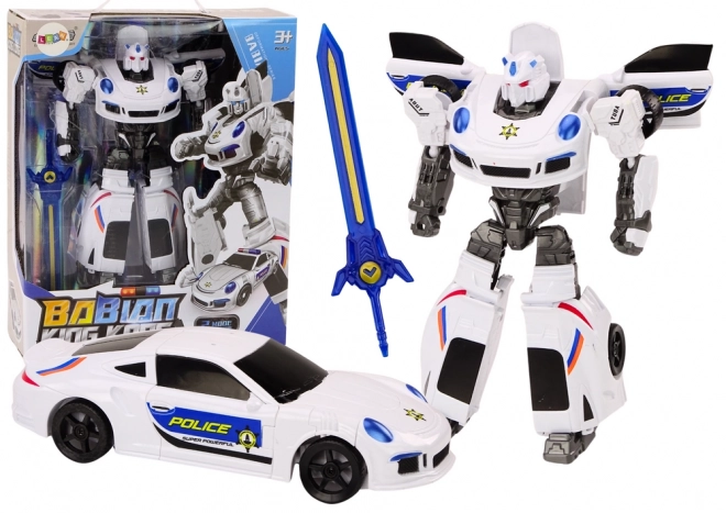 Transforming Police Car Robot