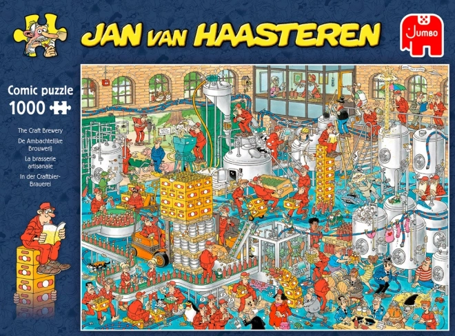 Craft Brewery Jigsaw Puzzle by Jan van Haasteren - 1000 Pieces