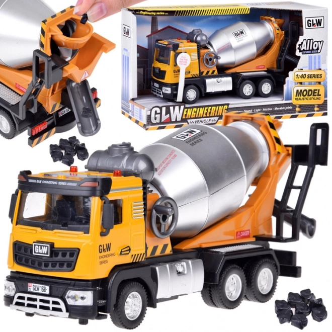 Concrete Mixer Truck with Sound and Light