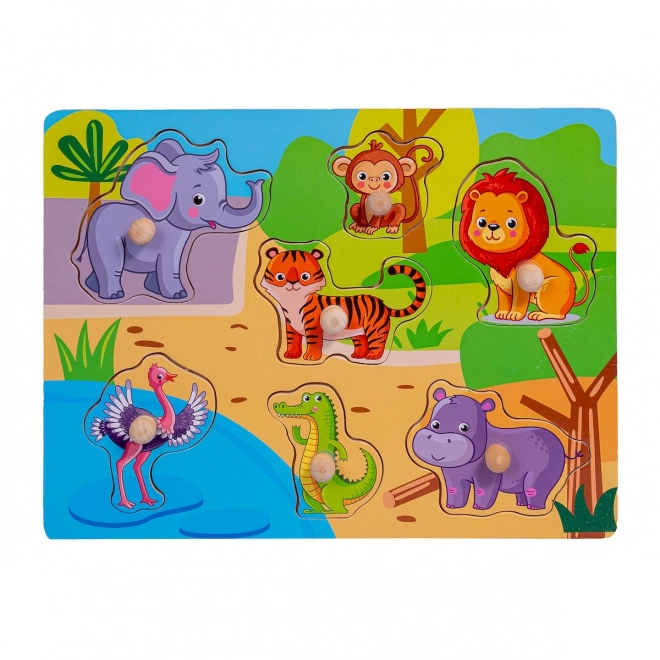 Wooden Zoo Animal Puzzle