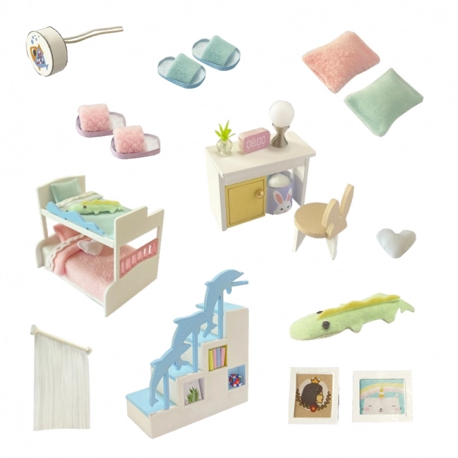 2kids Toys Sweet Dreams Bedroom Miniature House