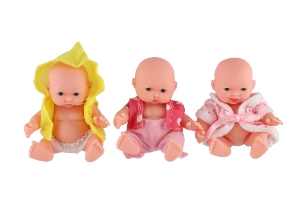 Baby Doll with Solid Plastic Body 12cm