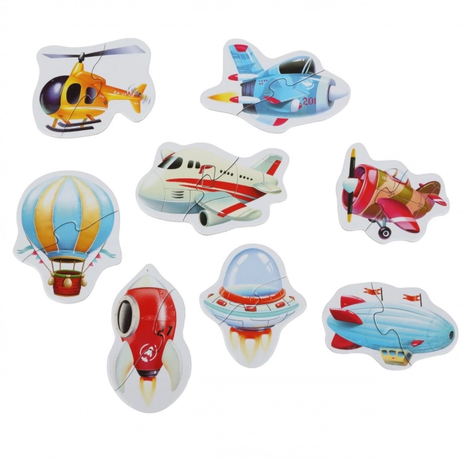 Aviation Transportation Puzzle for Kids