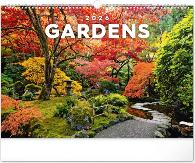 Wall Calendar Gardens 2026