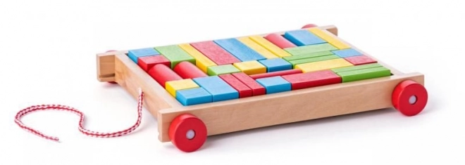 Block Pull-Along Wagon