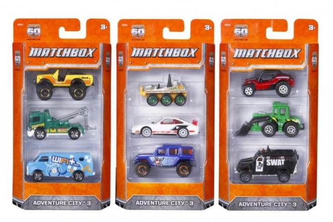 Matchbox 3-Pack Cars