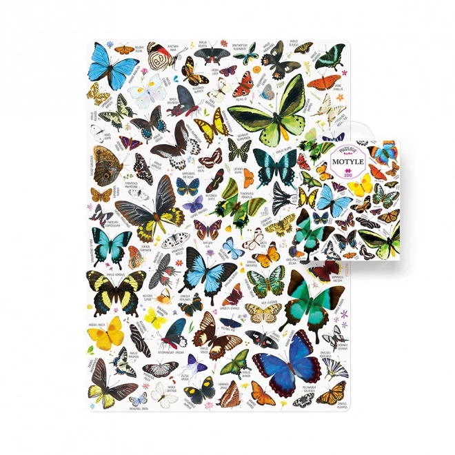 Puzzlove ČZUČU motýle 200 dielikov