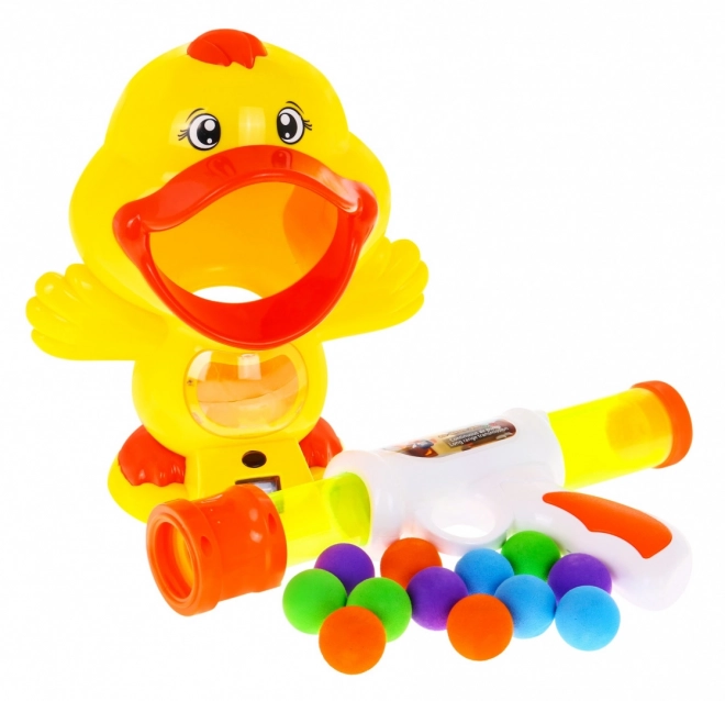 Interactive Duck Shooting Game with Foam Ball Blaster