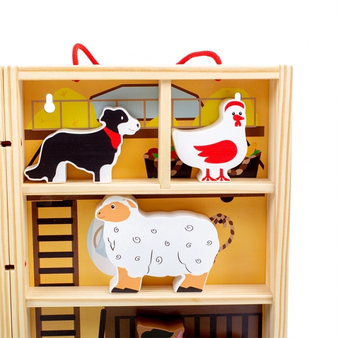 Farm Animal Playset Box by Bigjigs Toys