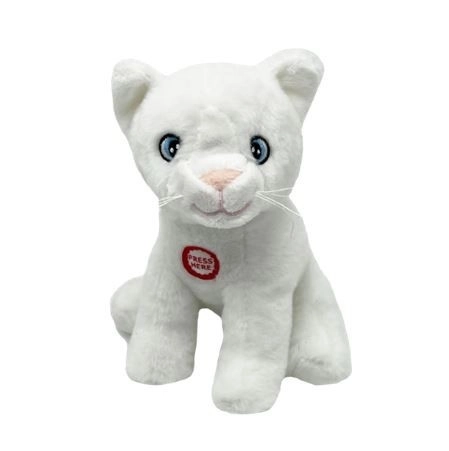 Cream Sound Toy Cat Leo