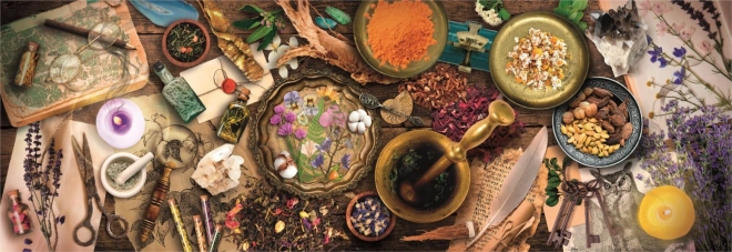 Clementoni panoramic puzzle herbalist's table 1000 pieces