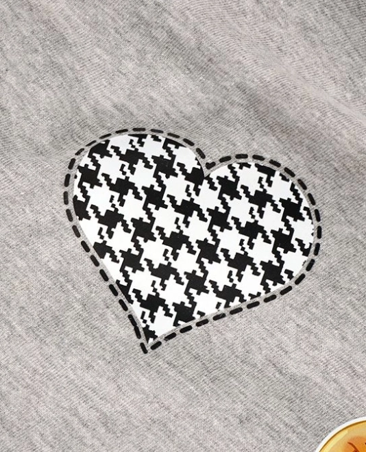 Heart Iron-On Patches Small Sheet