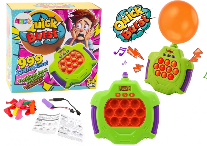 Electronic Pop-It Balloon Blast Game Console