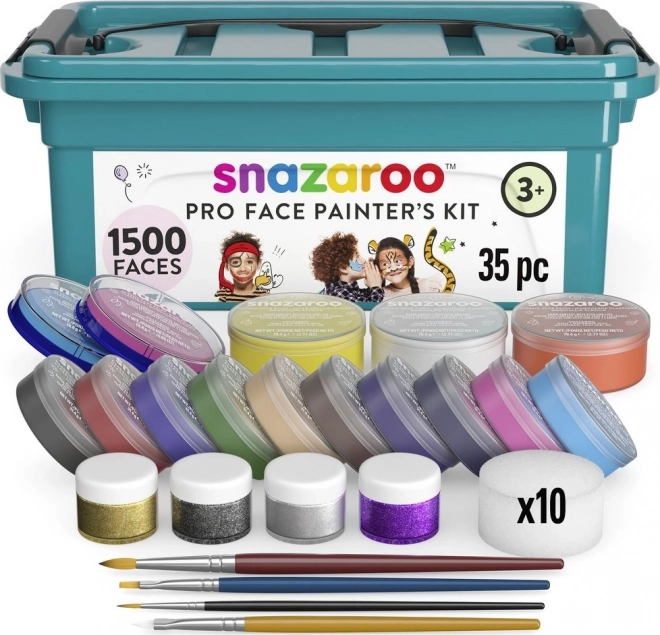 Face Painting Professional Set Snazaroo - 35 Pieces