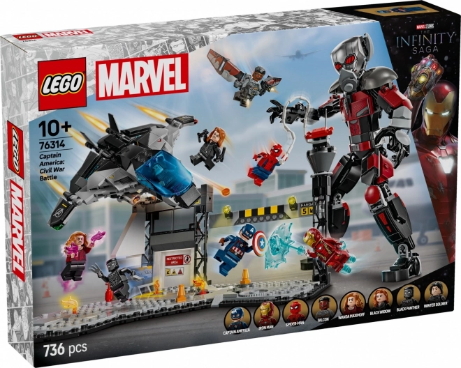 Lego Marvel Captain America Civil War Battle Set