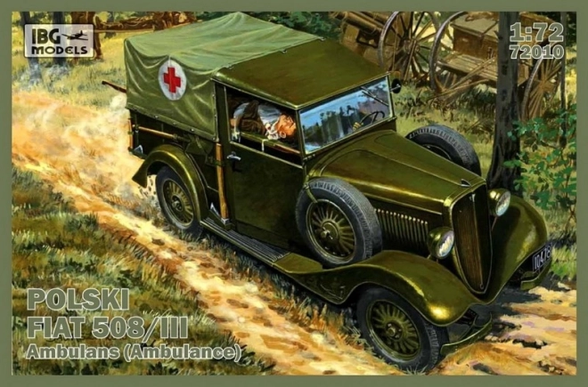 Fiat 508 Ambulance Model Kit