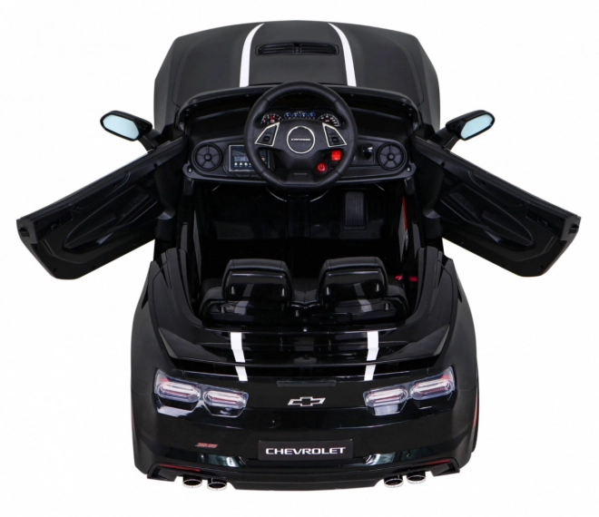 Chevrolet Camaro 2SS cu baterie + telecomandă + roți EVA + pornire ușoară + sunete și lumini – Černá
