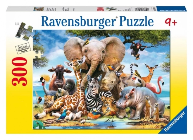 African Animal Friends Puzzle